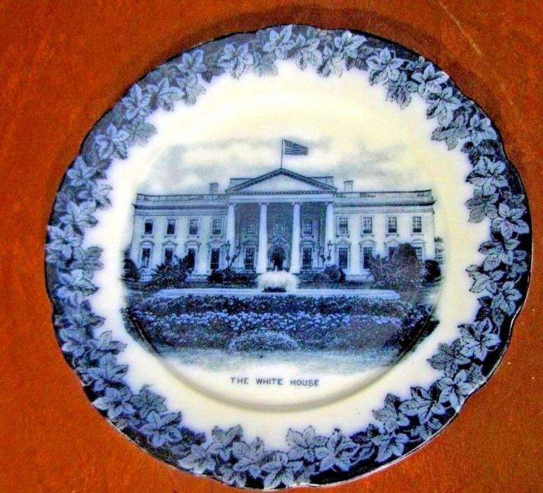 Flo Blue Plate The White House 9