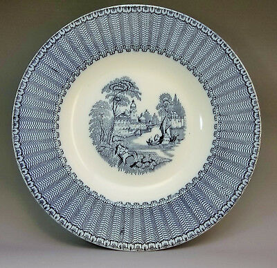 Pandora Soho Pottery Cobridge Large Bowl English Porcelain Cobalt Flow Blue