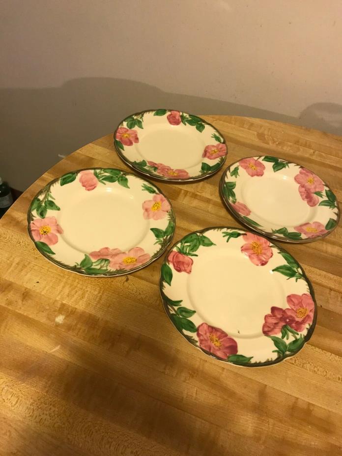 FOUR 8 IN FRANCISCAN SIDE PLATES
