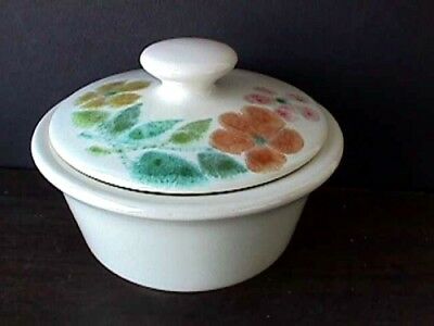 **FLORAL (1) SUGAR WITH LID FRANCISCAN CHINA 1971-1977 MS29-G