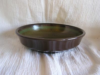 Vintage Franciscan Madeira USA Green Tan Floral Scroll Soup Cereal Bowl Retro