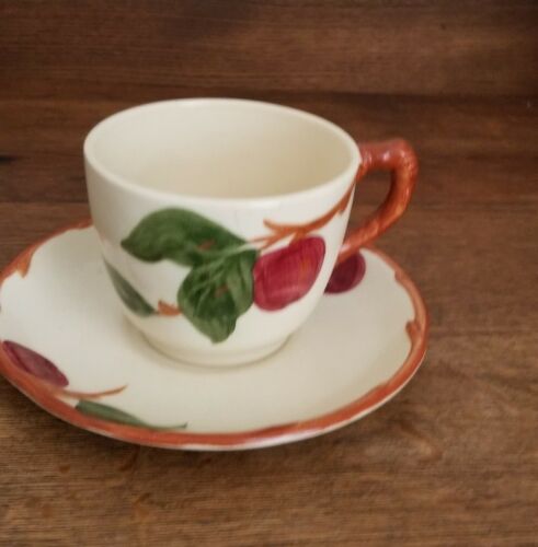 Vintage Franciscan Apple Cup and Saucer