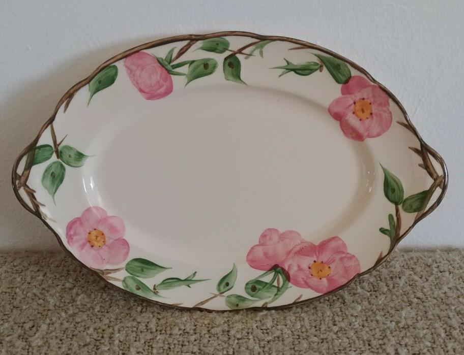 FRANCISCAN DESERT ROSE OVAL SERVING PLATTER / PLATE EARTHENWARE / ENGLAND