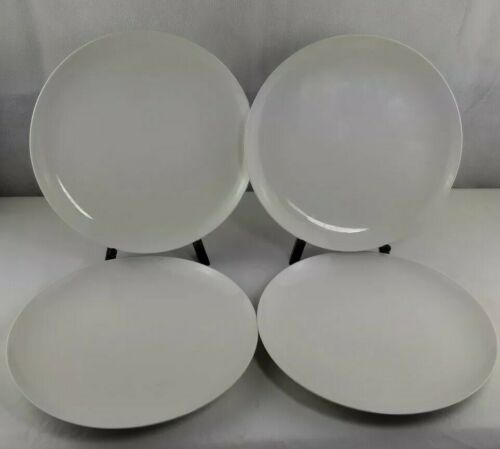 4 Franciscan Cloud Nine Whitestone Ware Dinner Plates TTK Japan Mid Century