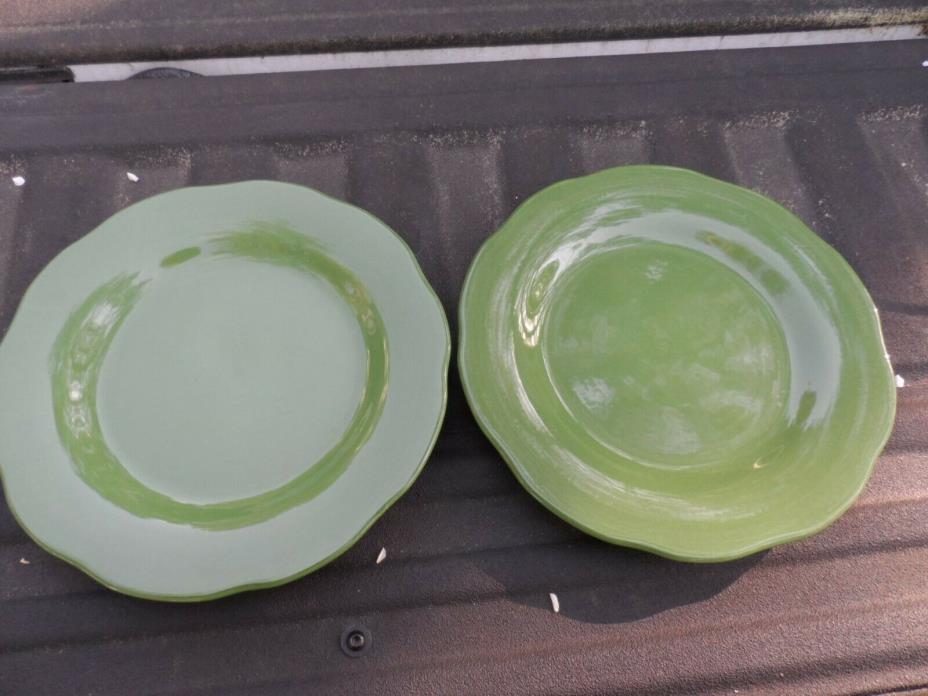 2 Franciscan Wedgewood Apple Pie Granny Smith Dinner Plates