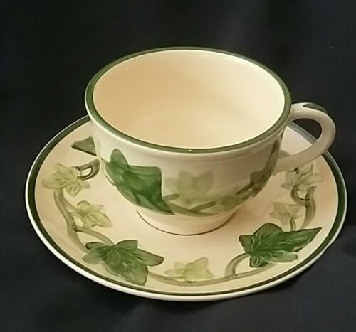 FRANCISCAN EARTHENWARE cup & saucer IVY replacement discontinued China & Glass