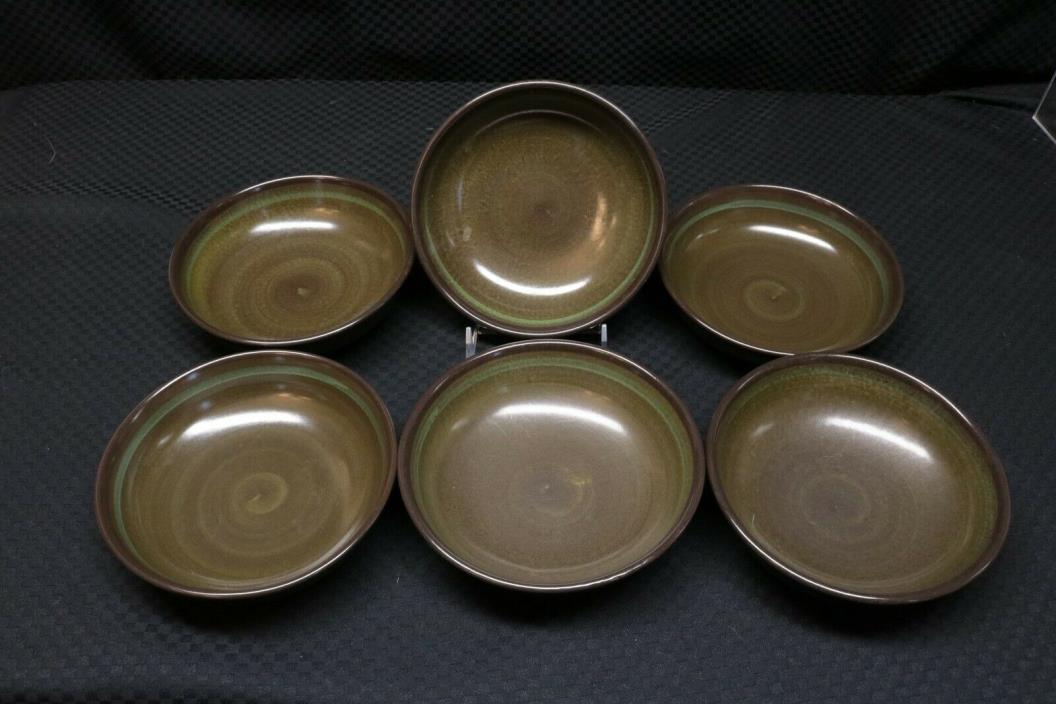 Set of 6 - Franciscan MADEIRA Vintage Soup Cereal Bowls MINT CONDITION