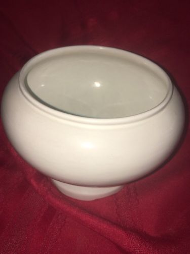 Frankoma Pottery Pedistal Dish/Vase, Sand Color, #22, 5.5” Opening