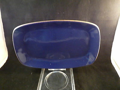 Vintage Frankoma 5PS Platter Serving Tray Cobalt Blue 1994-96