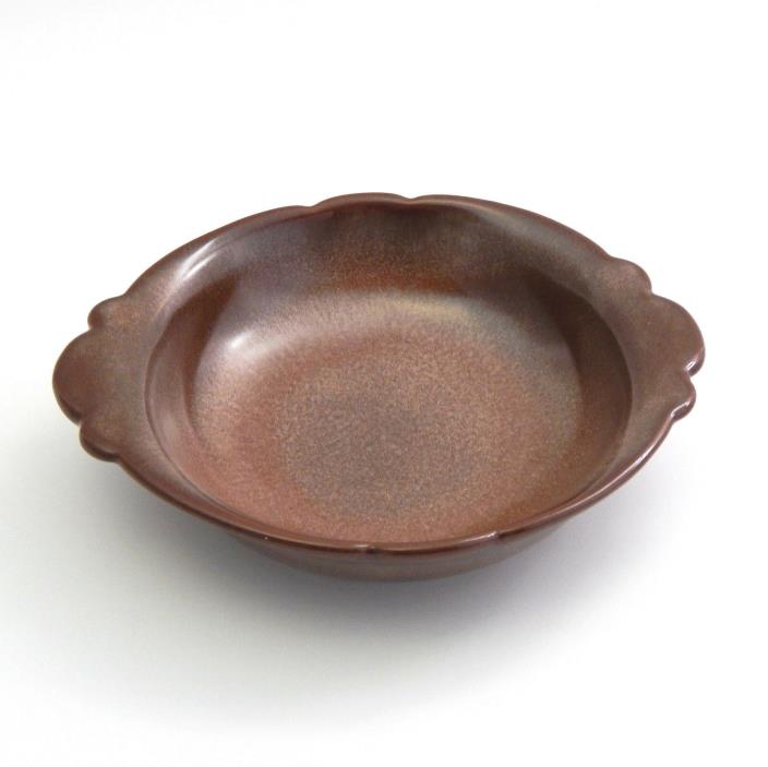 FRANKOMA Brown BASIN 40B For Creamer Pitcher Art Pottery 2 Handled Bowl