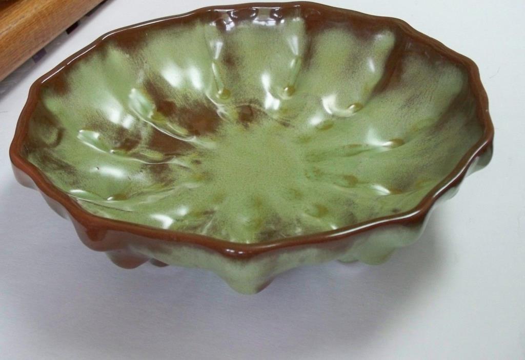 Vintage Frankoma Pottery Serving Bowl Dish 9-1/4