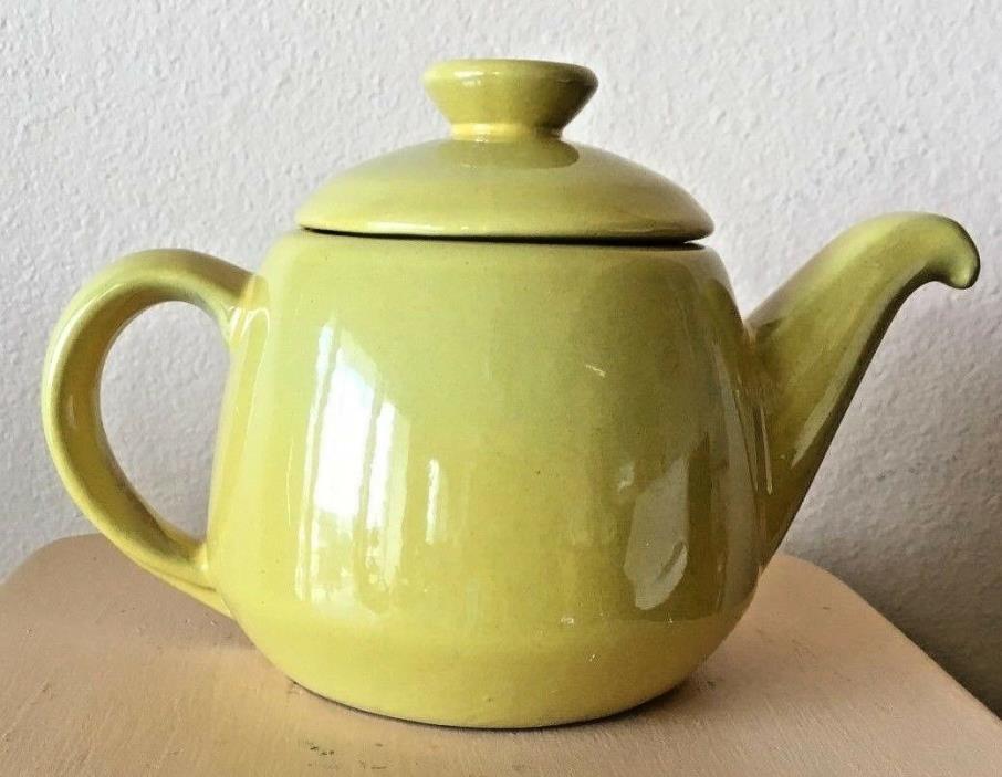 Frankoma Yellow Teapot C. 1950 Pretty Color