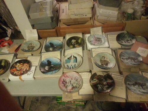 Lot of 14 WS George China Plate Collection RARE with COA- FAST SHIPPING!
