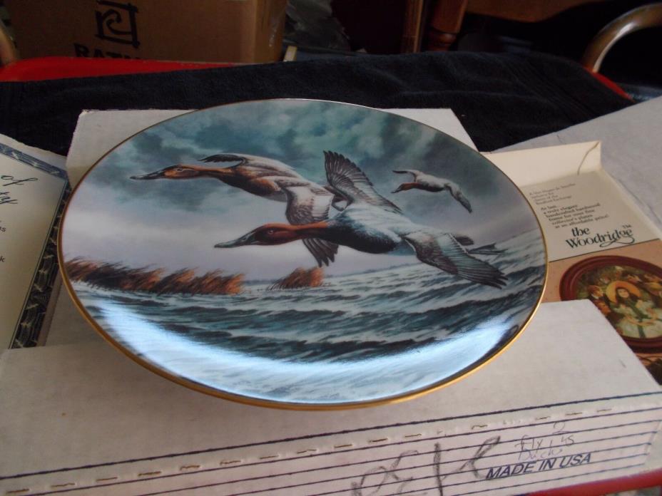 W. S. George Ltd Ed Federal Duck Stamp Plate 1990 4TH PLATE Canvasbacks DUCKS