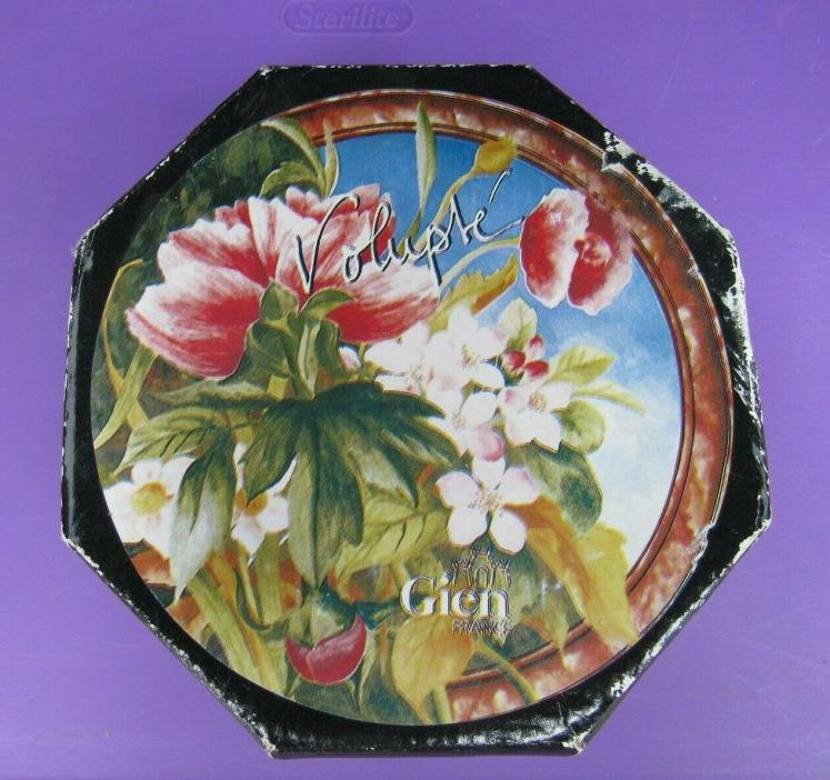 VTG VOLUPTE by Gien CANAPES Plates NEVER USED MADE IN FRANCE