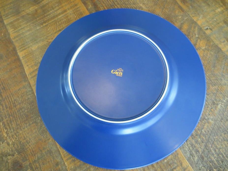 10 Gien France Large Dinner Plates / Chargers