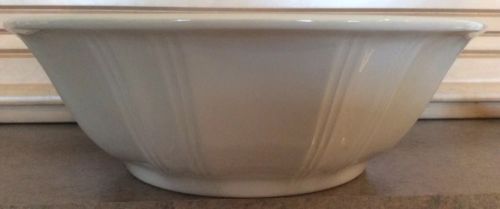RICHARD GINORI :: 10” WHITE BIANCA SERVING BOWL Manifattura Di Laverno ITALY
