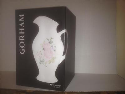 Gorham Pitcher Floral Ivory 60 oz 