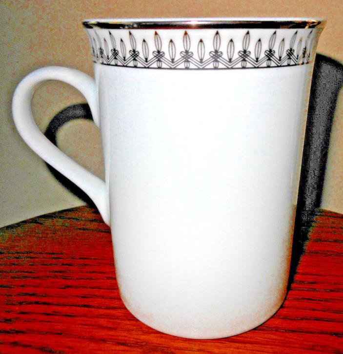 PAIR of..... Beautiful Gorham LADY ANNE SIGNATURE Platinum Coffee Tea Mugs