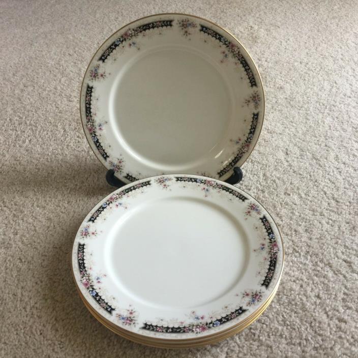 Gorham Fine China NOCTURNE Dinner Plates Set of 4
