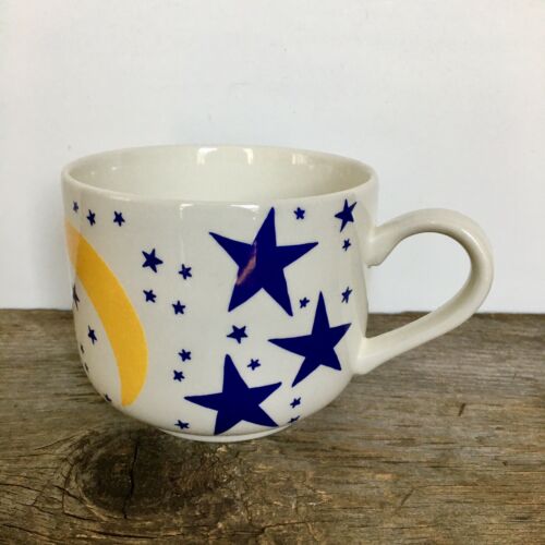 GRINDLEY Staffordshire England Friendly Sky Coffee tea Mug, Moon Stars, 2 Cups