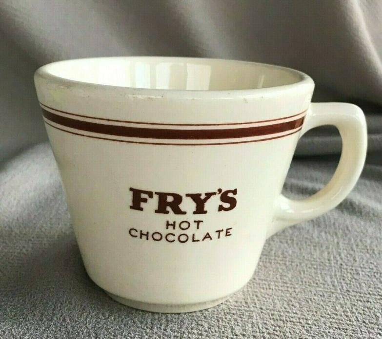 VINTAGE FRY'S HOT CHOCOLATE, CUPJMUG, GRINDLEY HOTELWARE