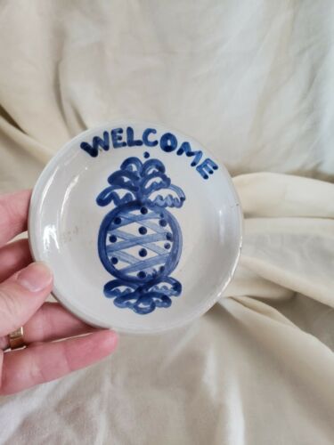 M. A. Hadley Welcome Coaster Pineapple