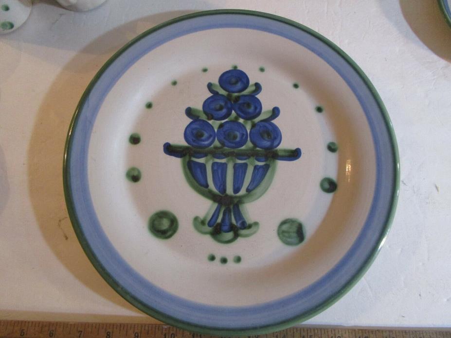 1 Blueberry Bouquet By M. A. Hadley Coffee Round Platter Blueberries 13