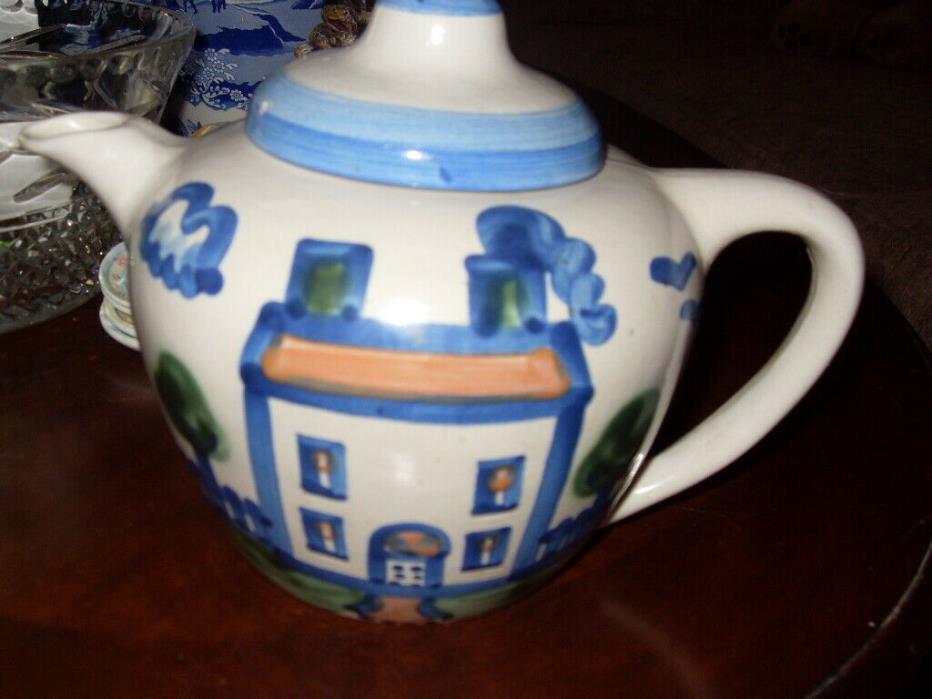 M A Hadley Pottery Tea Pot