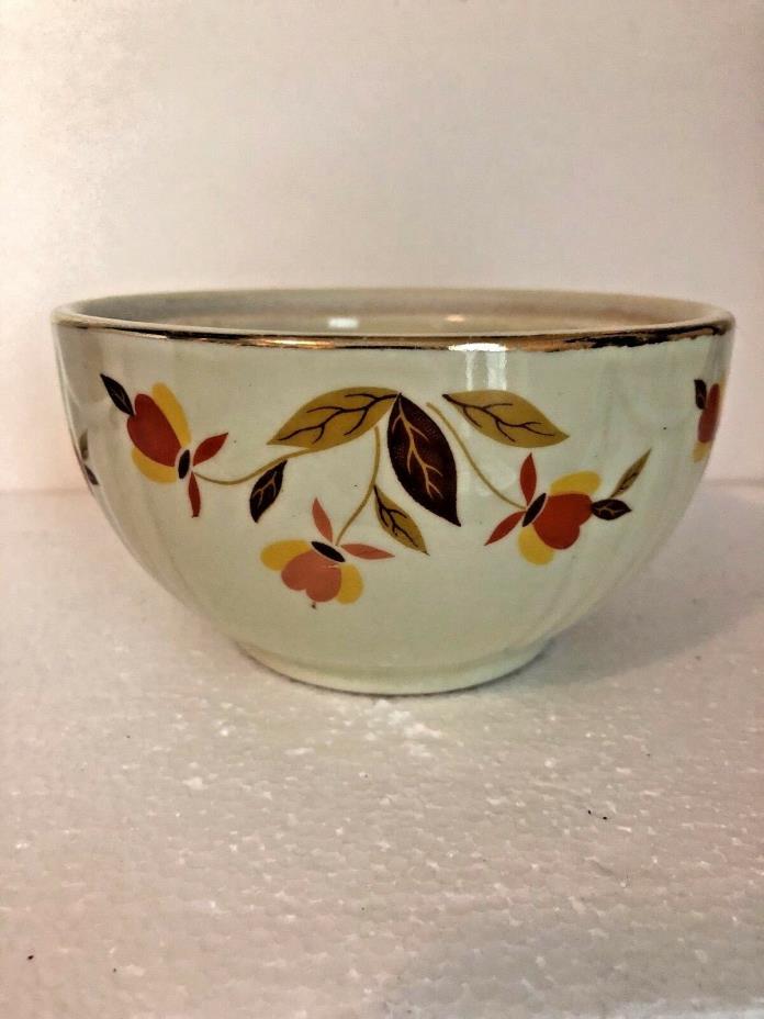 Hall's Superior Quality Kitchenware Mary Dunbar Jewel Autumn Leaf Serving Bowl
