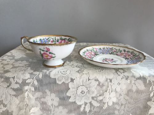 Hammersley & Co Bone China Tea Cup With Saucer #4441