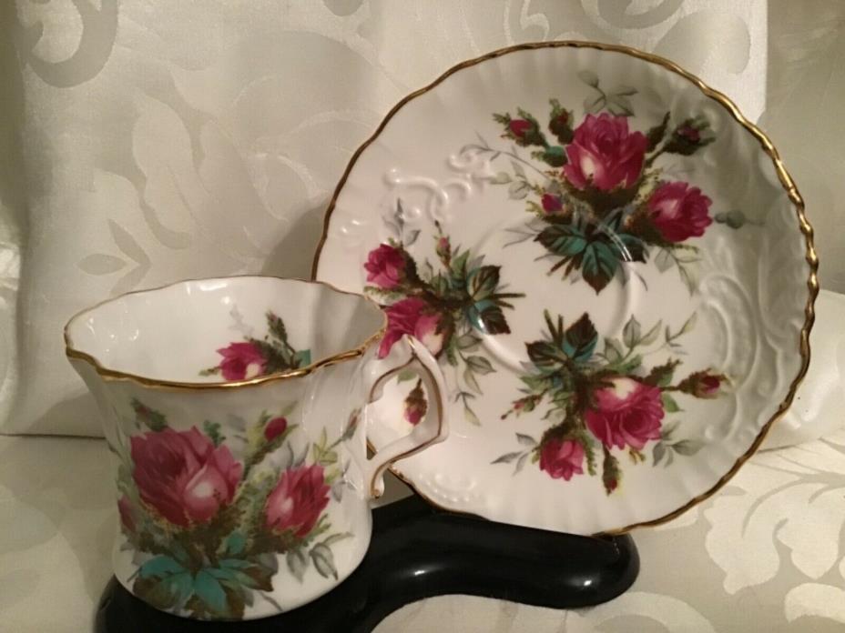 Hammersley England Grandmother’s Rose Cup & Saucer