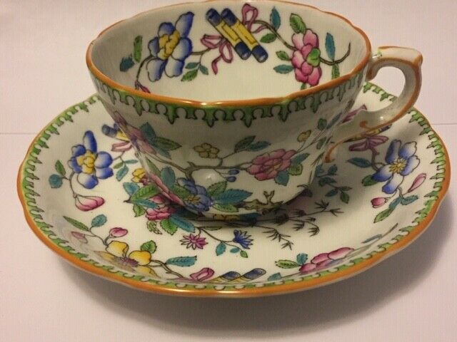 Hammersley Tea Cup and Saucer Vintage 411-0.-B693