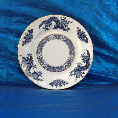 Hammersley DRAGON BLUE Bread & Butter plate NOS Never Sold  