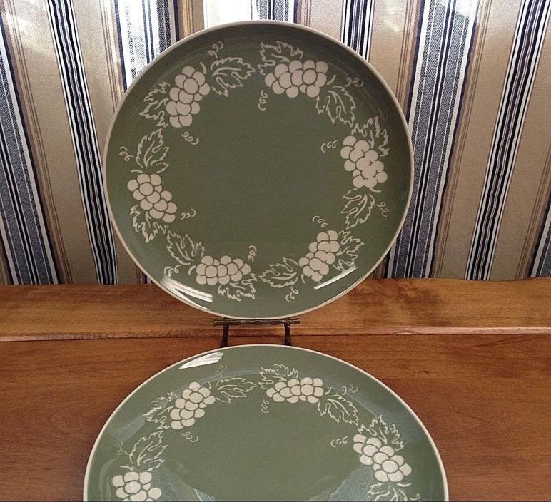 2 Vintage Harkerware 10 1/4