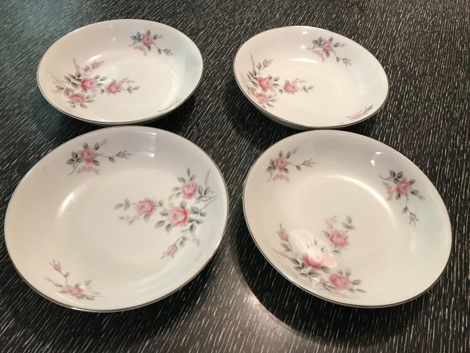 Four Harmony House Janet 3837 Soup or Salad Bowls