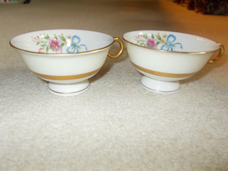 TWO HAVILAND CHINA COFFEE CUPS 