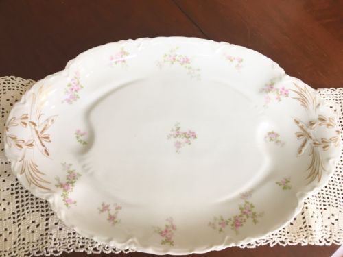 Estate Theodore HAVILAND  FRENCH Limoges LARGE Serving TRAY France RARE Pretty