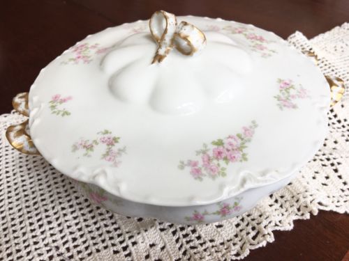 Estate Theodore HAVILAND FRENCH Limoges Soup Veggie Round Tureen France Pretty