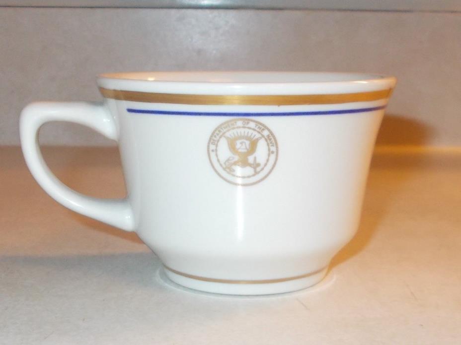 Lot of 10 Homer Laughlin Department of the Navy Coffee Cups Excellent Condition