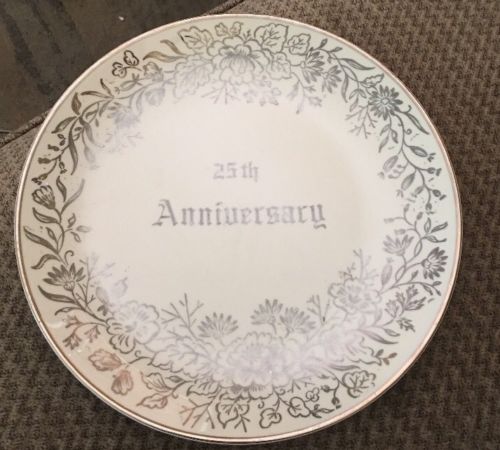 Homer Laughlin 25th Anniversary Decorative Plate Vintage 1971