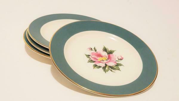 Homer Laughlin Century Service Empire Green Saucers (Sold Individually)