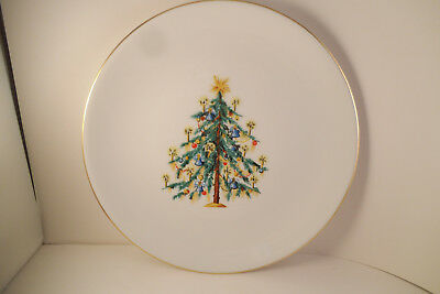 Vintage Hutschenreuther Germany Decorative Plate Christmas Tree