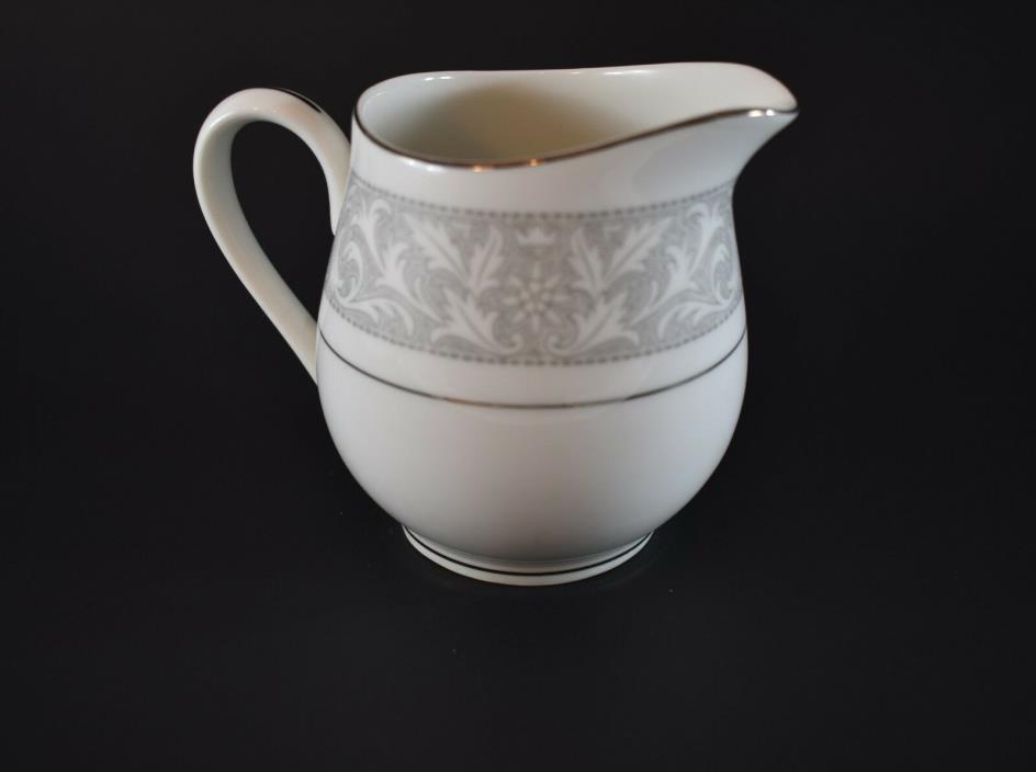 Vintage IMPERIAL CHINA WHITNEY CREAMER GRAY LEAVES DESIGN W DALTON JAPAN
