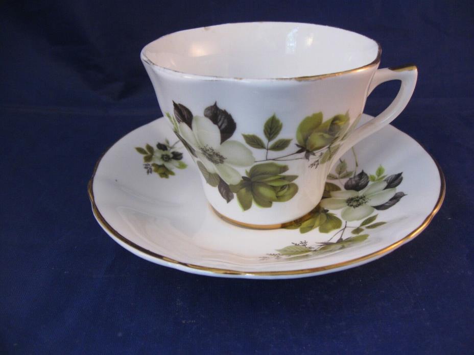 Vintage Royal Imperial Tea Cup and Saucer - Finest Bone China - England