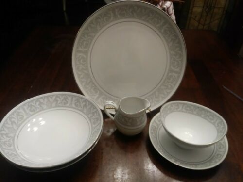 Imperial China W. Dalton Whitney Server Set 5871 Platter Gravy Cream Jar Bowls