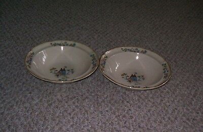 2 INTERNATIONAL CHINA HEARTLAND STONEWARE SERVING BOWLS