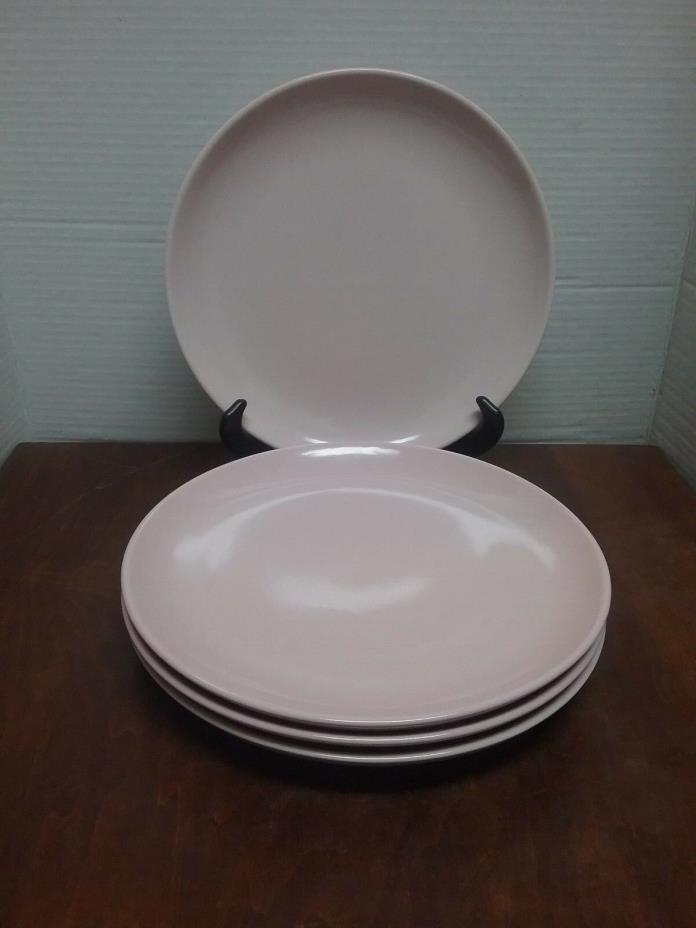 Russel Wright Iroquois Casual Pink (4) Dinner Plates