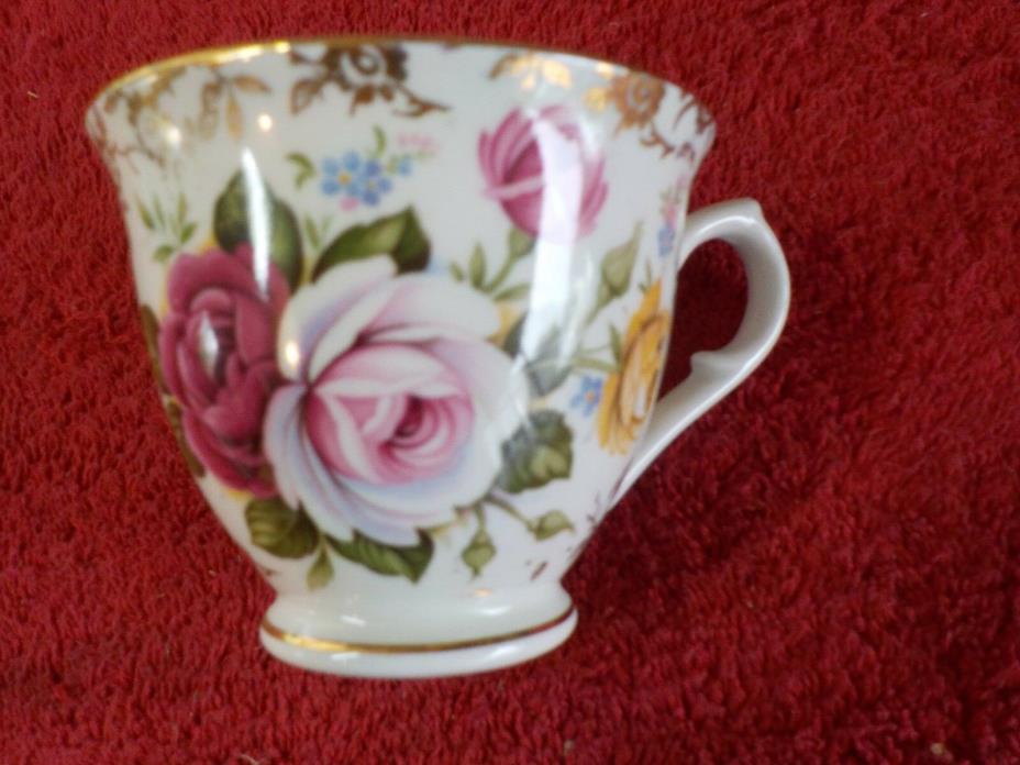 Old Foley James Kent Ltd Staffordshire England china cup & dish  (SR)