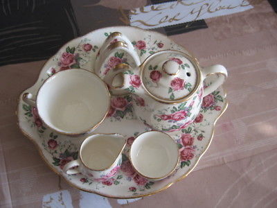 #22  tea set James Kent longton made in England #4040 with roses